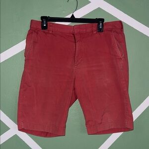J. Crew Red Flat Front Casual Shorts